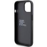BMW BMHCP15SGSPCCK iPhone 15 / 14 / 13 6.1" czarny/black hardcase Grip Stand Smooth & Carbon na NearMe.pl