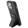 BMW BMHCP15LGSPCCK iPhone 15 Pro 6.1" czarny/black hardcase Grip Stand Smooth & Carbon na NearMe.pl