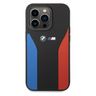 BMW BMHCP15X22SCSK iPhone 15 Pro Max6.7" czarny/black Silicone Blue&Red Stripes M Collection na NearMe.pl