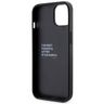 Etui BMW BMHCP15S22GSLK iPhone 15 / 14 / 13 6.1" czarny/black hardcase Grip Hot Stamp na NearMe.pl