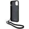BMW BMHCP15M23RMRLK iPhone 15 Plus / 14 Plus 6.7" czarny/black hardcase Signature Leather Wordmark Cord na NearMe.pl