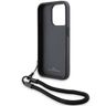 BMW BMHCP15L23RMRLK iPhone 15 Pro 6.1" czarny/black hardcase Signature Leather Wordmark Cord na NearMe.pl