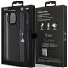 BMW BMHCP15S23PUPVK iPhone 15 / 14 / 13 6.1" czarny/black hardcase Perforated Tricolor Line na NearMe.pl