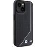BMW BMHMP15S23PUCPK iPhone 15 / 14 / 13 6.1" czarny/black hardcase Perforated Twisted Line MagSafe na NearMe.pl