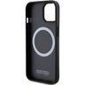 BMW BMHMP15S23PUCPK iPhone 15 / 14 / 13 6.1" czarny/black hardcase Perforated Twisted Line MagSafe na NearMe.pl