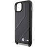 BMW BMHCP15S23PSCCK iPhone 15 / 14 / 13 czarny/black hardcase M Edition Carbon Stripe & Strap na NearMe.pl