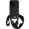 BMW BMHCP15L23PSCCK iPhone 15 Pro 6.1" czarny/black hardcase M Edition Carbon Stripe & Strap na NearMe.pl