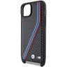 BMW BMHCP15S23PSVTK iPhone 15 / 14 / 13 czarny/black hardcase M Edition Carbon Tricolor Lines & Strap na NearMe.pl