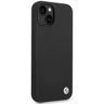 BMW BMHCP15SSILBK iPhone 15 / 14 / 13 6.1" czarny/black hardcase Silicone Metal Logo na NearMe.pl