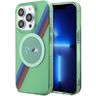 BMW BMHMP15LHDTN iPhone 15 Pro 6.1" zielony/green hardcase M Tricolor Stripes MagSafe na NearMe.pl