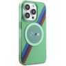 BMW BMHMP15LHDTN iPhone 15 Pro 6.1" zielony/green hardcase M Tricolor Stripes MagSafe na NearMe.pl