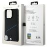 BMW BMHMP16L23RDCLK iPhone 16 Pro 6.3" czarny/black hardcase Sign Leather Textured And Line MagSafe na NearMe.pl