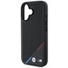 BMW BMHMP16S23PUPDK iPhone 16 6.1" czarny/black hardcase M Perforated Tricolor Line MagSafe na NearMe.pl