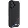 BMW BMHMP16M23PUPDK iPhone 16 Plus 6.7" czarny/black hardcase M Perforated Tricolor Line MagSafe na NearMe.pl