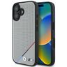 BMW BMHMP16S23PUPDG iPhone 16 6.1" szary/grey hardcase M Perforated Tricolor Line MagSafe na NearMe.pl