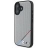 BMW BMHMP16S23PUPDG iPhone 16 6.1" szary/grey hardcase M Perforated Tricolor Line MagSafe na NearMe.pl