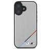 BMW BMHMP16S23PUPDG iPhone 16 6.1" szary/grey hardcase M Perforated Tricolor Line MagSafe na NearMe.pl