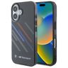 BMW BMHCP16M23HTRAK iPhone 16 Plus 6.7" czarny/black hardcase Motorsport IML Random Stripes na NearMe.pl