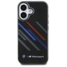 BMW BMHCP16M23HTRAK iPhone 16 Plus 6.7" czarny/black hardcase Motorsport IML Random Stripes na NearMe.pl