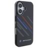 BMW BMHCP16M23HTRAK iPhone 16 Plus 6.7" czarny/black hardcase Motorsport IML Random Stripes na NearMe.pl