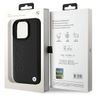 BMW BMHCP16XSLLBK iPhone 16 Pro Max 6.9" czarny/black hardcase Leather Hot Stamp na NearMe.pl
