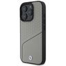 BMW BMHMP16L23RDCLG iPhone 16 Pro 6.3" szary/grey hardcase Sign Leather Textured and Line MagSafe na NearMe.pl