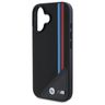 BMW BMHMP16S23PUTRK iPhone 16 6.1"czarny/black hardcase M Meshed Tricolor Stripes MagSafe na NearMe.pl