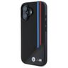 BMW BMHMP16S23PUTRK iPhone 16 6.1"czarny/black hardcase M Meshed Tricolor Stripes MagSafe na NearMe.pl