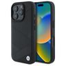 BMW BMHCP16X23RCGPK iPhone 16 Pro Max    6.9" czarny/black hardcase Sign Leather Crossing Lines Pattern na NearMe.pl