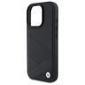 BMW BMHCP16X23RCGPK iPhone 16 Pro Max    6.9" czarny/black hardcase Sign Leather Crossing Lines Pattern na NearMe.pl