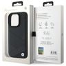 BMW BMHCP16X23RCGPK iPhone 16 Pro Max    6.9" czarny/black hardcase Sign Leather Crossing Lines Pattern na NearMe.pl