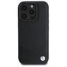 BMW BMHCP16X23RCGPK iPhone 16 Pro Max    6.9" czarny/black hardcase Sign Leather Crossing Lines Pattern na NearMe.pl
