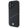 BMW BMHMP16S23RDCLK iPhone 16 6.1"       czarny/black hardcase Sign Leather Textured And Line MagSafe na NearMe.pl