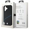 BMW BMHMP16S23RDCLK iPhone 16 6.1"       czarny/black hardcase Sign Leather Textured And Line MagSafe na NearMe.pl