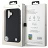 BMW BMHMP16S23RDDK iPhone 16 6.1"        czarny/black hardcase Sign Leather Diamond Metal Logo MagSafe na NearMe.pl