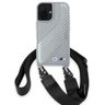 BMW BMHCP16S23PSCCG iPhone 16 6.1"       szary/grey hardcase M Edition Carbon Stripe & Strap na NearMe.pl