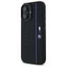 BMW BMHMP16S23SHEB iPhone 16 6.1"        czarny/black hardcase Silicone Hexagon Blue Line MagSafe na NearMe.pl