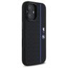 BMW BMHMP16S23SHEB iPhone 16 6.1"        czarny/black hardcase Silicone Hexagon Blue Line MagSafe na NearMe.pl