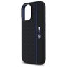 BMW BMHMP16S23SHEB iPhone 16 6.1"        czarny/black hardcase Silicone Hexagon Blue Line MagSafe na NearMe.pl