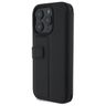 BMW BMBKP16L23RMRLK iPhone 16 Pro 6.3"   czarny/black bookcase Signature Leather Wordmark na NearMe.pl