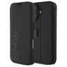 BMW BMBKP16S23RMRLK iPhone 16 6.1"       czarny/black bookcase Signature Leather Wordmark na NearMe.pl