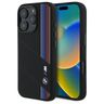 BMW BMHMP16L23SCUK iPhone 16 Pro 6.3"    czarny/black hardcase Silicone Cut Tricolor Lines MagSafe na NearMe.pl