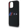 BMW BMHMP16X23SAXK iPhone 16 Pro Max     6.9" czarny/black hardcase Silicone Middle Stripe MagSafe na NearMe.pl