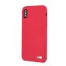 Etui hardcase BMW BMHCPXMSILRE iPhone X/Xs czerwony/red Silicone M Collection na NearMe.pl
