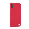 Etui hardcase BMW BMHCPXMSILRE iPhone X/Xs czerwony/red Silicone M Collection na NearMe.pl