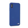 Etui hardcase BMW BMHCPXMSILNA iPhone X/Xs niebieski/navy Silicone M Collection na NearMe.pl
