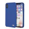 Etui hardcase BMW BMHCPXMSILNA iPhone X/Xs niebieski/navy Silicone M Collection na NearMe.pl
