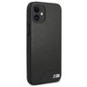 Etui BMW BMHCP12SMHOLBK iPhone12 mini 5,4" czarny/black hardcase M Collection Smooth PU na NearMe.pl