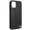 Etui BMW BMHCP12SMCARBK iPhone12 mini 5,4" czarny/black hardcase M Collection PU Carbon Stripe na NearMe.pl