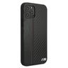 Etui BMW BMHCP12LMCARBK iPhone 12 Pro Max 6,7" czarny/black hardcase M Collection PU Carbon Stripe na NearMe.pl